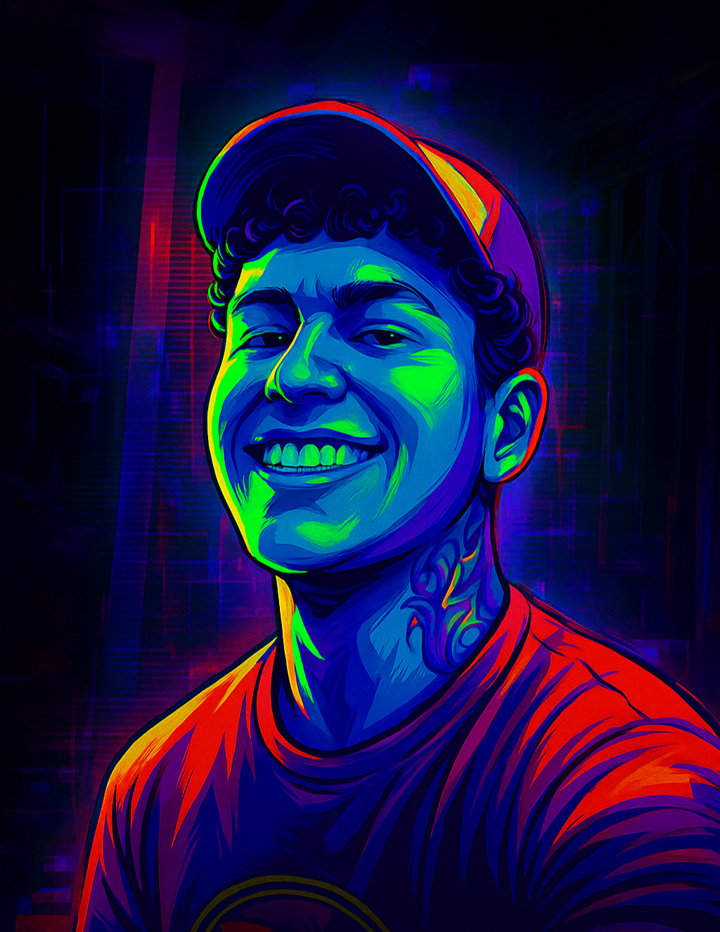 Well Cyberpunk Portrait